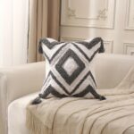 Textured Geometric Cushion Cover - Image 5