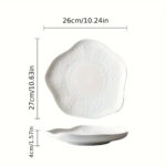 Organic Ceramic Serving Plate - Image 3
