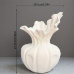 Sculpted Ceramic Statement Vase - Image 2