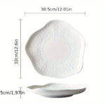 Organic Ceramic Serving Plate - Image 2