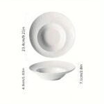 Textured Ceramic Pasta Bowl - Image 2