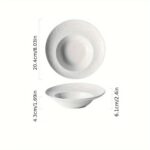 Textured Ceramic Pasta Bowl - Image 3