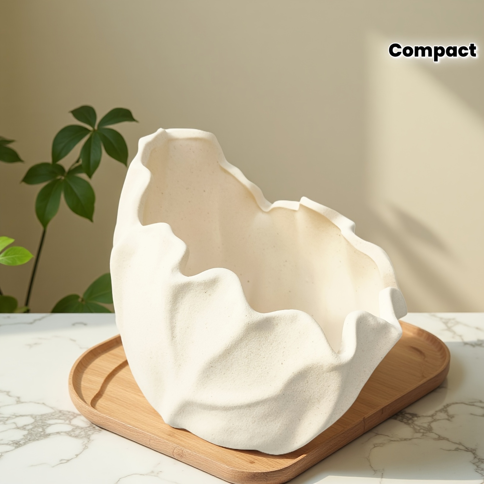 product-fmket-19038ec483a8dafcc96f5244884999d2 Organic Sculpted Ceramic Vase - Image 1
