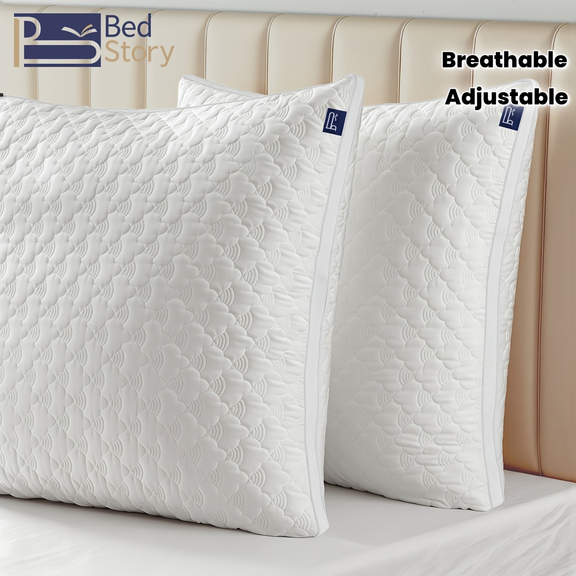 product-fmket-821006ee6bd7218b64a066f7e3ff2fe8 Premium Hotel Pillow Set - Image 1