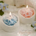 Blush Hydrangea Cup Candle - Image 5