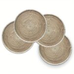 Natural Woven Round Placemats - Image 3
