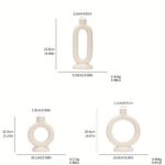 Nordic Circle Ceramic Candle Holder - Image 2
