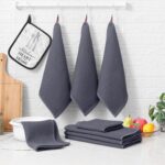 Cotton Waffle Kitchen Towel Set - Image 7