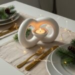 Modern Ceramic Infinity Candle Holder - Image 5