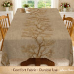 Golden Tree Tablecloth - Image 4