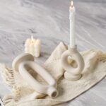 Nordic Circle Ceramic Candle Holder - Image 3