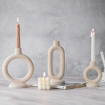 Nordic Circle Ceramic Candle Holder - Image 5