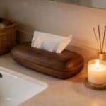Walnut Style Tissue Box Holder - Image 3