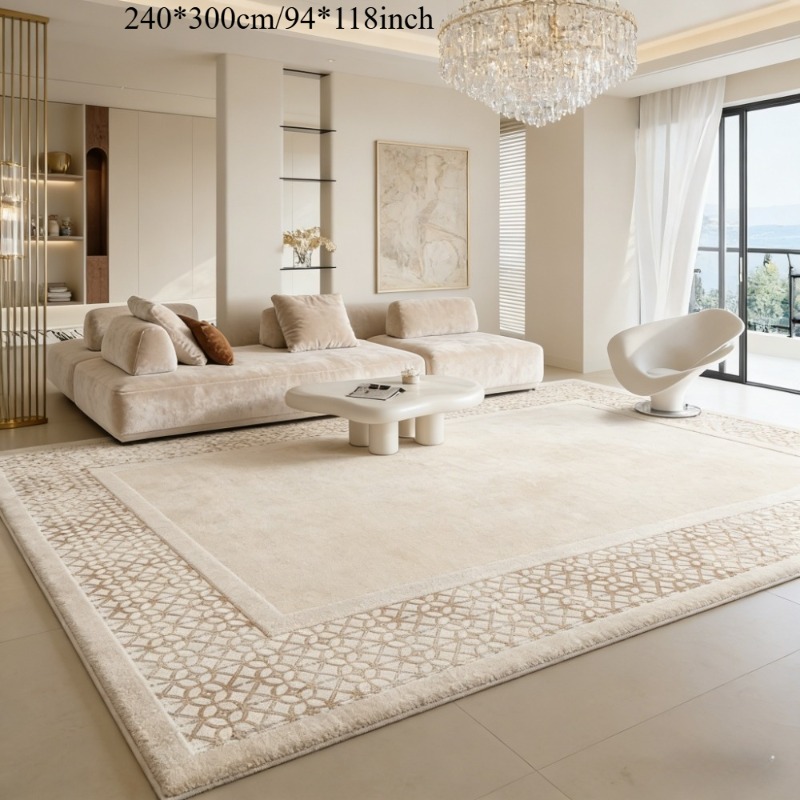 product-open-ae18b3ea428b4872a55509ab39f1203d-goods Geometric Border Velvet Area Rug - Image 1
