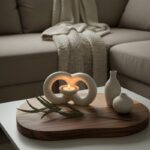 Modern Ceramic Infinity Candle Holder