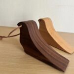 Wooden Bird Door Stop Set