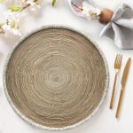 Natural Woven Round Placemats - Image 4