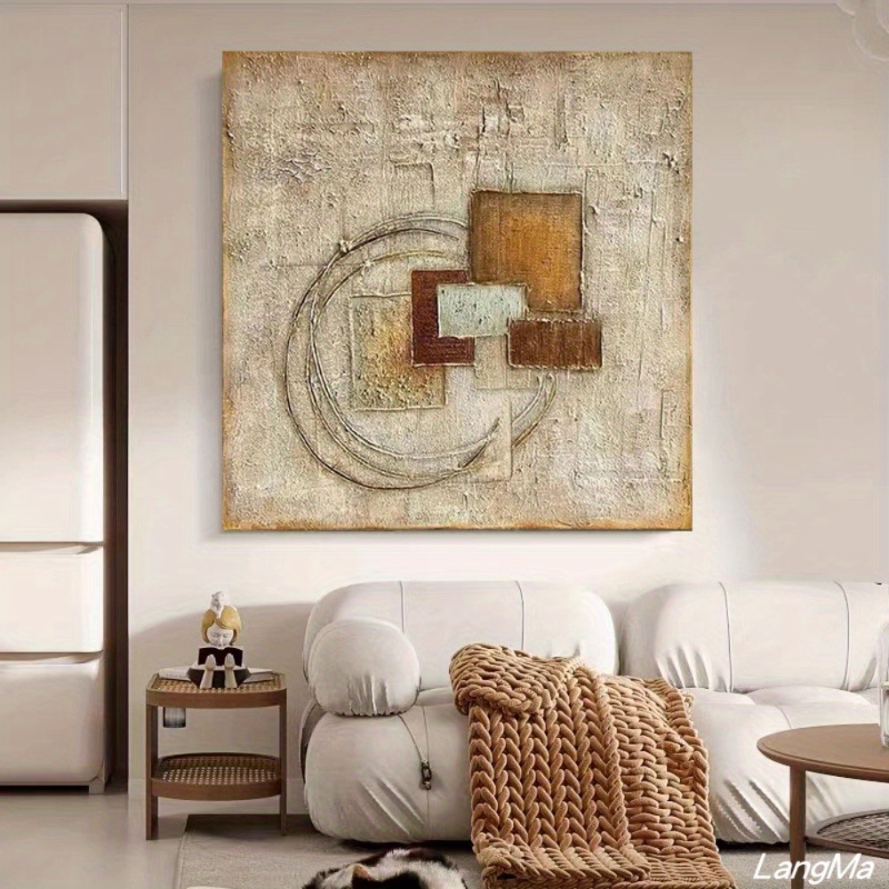 product-open-e6bd200d538b4b18ab019944c7773082-goods Zen Geometry Artisan Wall Art - Image 1