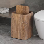 Wood Effect Storage Waste Bin - Image 3