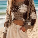 Bohemian Crochet Fringe Cardigan - Image 4
