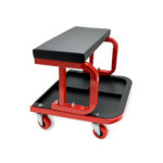 Rolling Workshop Stool with Tool Storage Tray