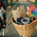 Natural Wicker Removable Bicycle Basket with Carry Handle - Image 6