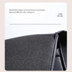 Premium PU Leather Seat-Back Organiser & Kick Protector – Beige - Image 6