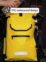 25L Waterproof Tarpaulin Cycling Backpack with Reflective Detail - Image 12