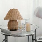 Natural Rattan Woven Table Lamp - Image 6