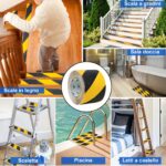Heavy-Duty Anti-Slip Safety Tape — Black & Yellow - Image 4