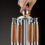 Premium 7-Piece Stainless Steel Kitchen Utensil Set with Mahogany Handles - Image 8