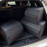 Premium Quilted Collapsible Car Boot Organiser with Lid - Image 2