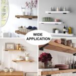 Slim Black Steel Floating Shelf Brackets - Image 10