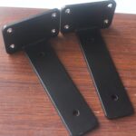 Slim Black Steel Floating Shelf Brackets - Image 13