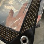 Reinforced Transparent Weatherproof Tarpaulin with Eyelets - Image 8