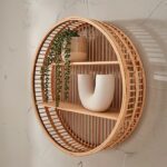 Round Bamboo Wall Shelf - Image 6