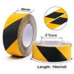 Heavy-Duty Anti-Slip Safety Tape — Black & Yellow - Image 2