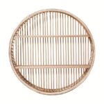 Round Bamboo Wall Shelf - Image 5