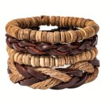 Men’s Natural Multi-Layer Bracelet Set
