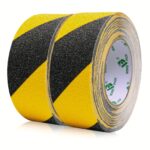 Heavy-Duty Anti-Slip Safety Tape — Black & Yellow