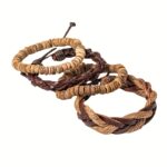 Men’s Natural Multi-Layer Bracelet Set - Image 4