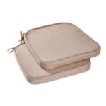 Set of Stone Grey Chair Cushions - Image 5
