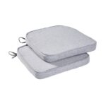 Set of Stone Grey Chair Cushions - Image 4
