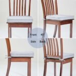 Set of Stone Grey Chair Cushions - Image 9