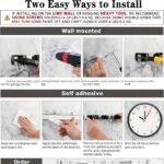 Heavy-Duty Wall-Mounted Tool Holder with 4 Grips & 5 Hooks - Image 4