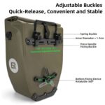 Waterproof 20L Roll-Top Bicycle Pannier Bag - Image 7