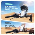 All-Weather Motorcycle Phone Holder with Sunshade - Image 5