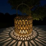 Lunara Set of 2 Woven Solar Garden Lanterns - Image 4