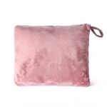 2-in-1 Packable Travel Blanket & Pillow with Luggage Sleeve – Charcoal Grey - Image 12