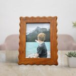 Wavy Edge Solid Wood 5x7 Photo Frame - Image 7